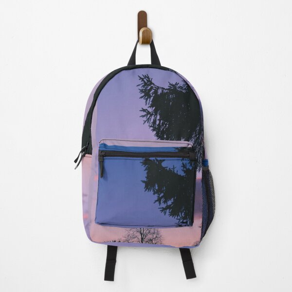 Item preview, trees with a vaporwave sunset (January 2026) designed and sold by photosbykel.