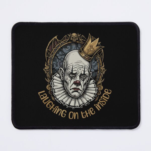 Item preview, Laughing On The Inside - Sad Clown King Gothic Art designed and sold by Evaevonechi.