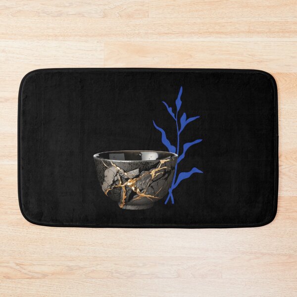 Item preview, Dark Kintsugi Pottery Gold Repair Wabi Sabi designed and sold by SignumShop.