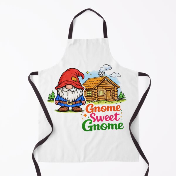 Item preview, Gnome Sweet Gnome – Cozy Woodland Gnome Cabin Illustration designed and sold by Moriarty's Digital Visions.