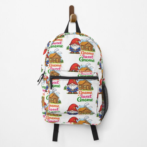 Item preview, Gnome Sweet Gnome – Cozy Woodland Gnome Cabin Illustration designed and sold by Moriarty's Digital Visions.