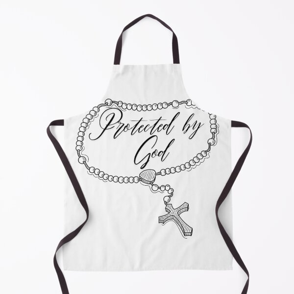 Item preview, Protected by God | Christian Rosary Design designed and sold by kmiDigitalHub.