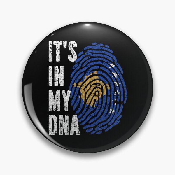 Item preview, IT'S IN MY DNA Kosovo Flag Roots designed and sold by CosmoKitsch.