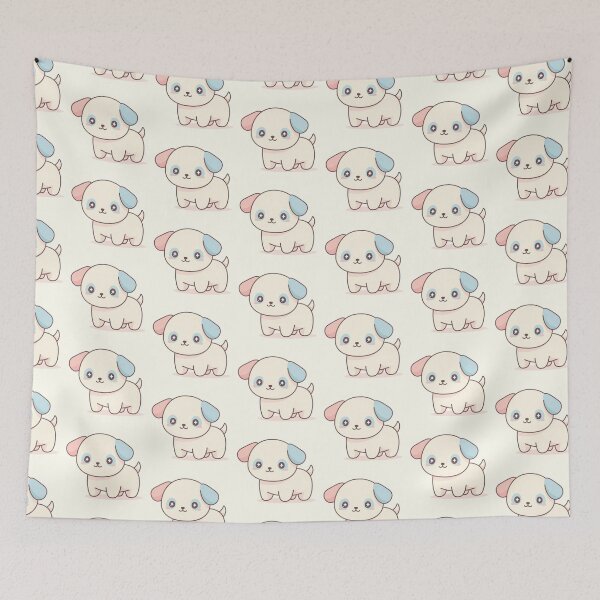 Item preview, Kawaii Pastel Puppy – Cute Chubby Dog Illustration in Soft Colors designed and sold by soletstudio.