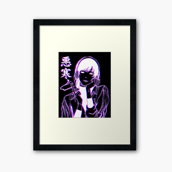 Anime Girl Framed Prints Redbubble - headless head glitch roblox patched