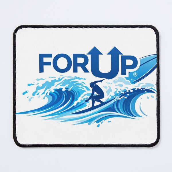 Item preview, FOR UP – Surf Mindset Ocean Lifestyle Logo designed and sold by FORUPLIFESTYLE.