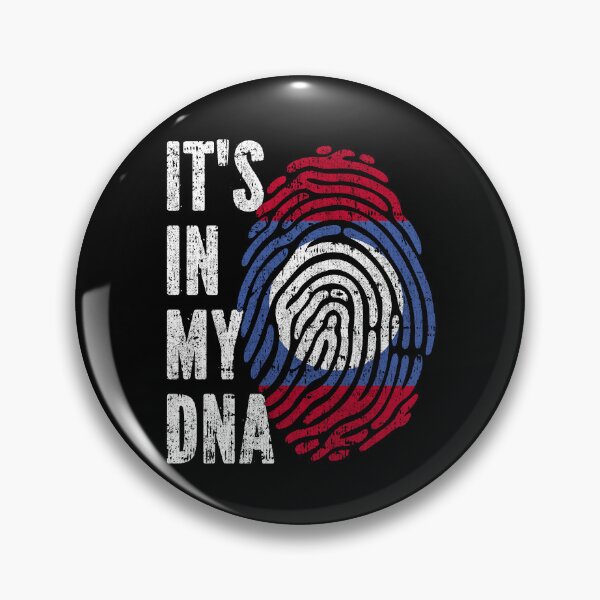 Item preview, IT'S IN MY DNA Laos Flag Roots designed and sold by CosmoKitsch.