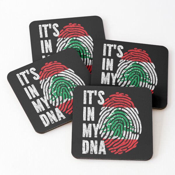 Item preview, IT'S IN MY DNA Lebanon Flag Roots designed and sold by CosmoKitsch.
