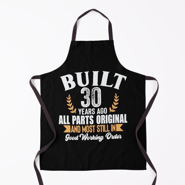 Item preview, Built 30 Years Ago – All Parts Original Funny 30th Birthday T-Shirt designed and sold by popcorntot.