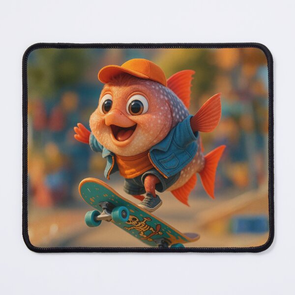Item preview, Skater Opah Fish designed and sold by Sillytoe.