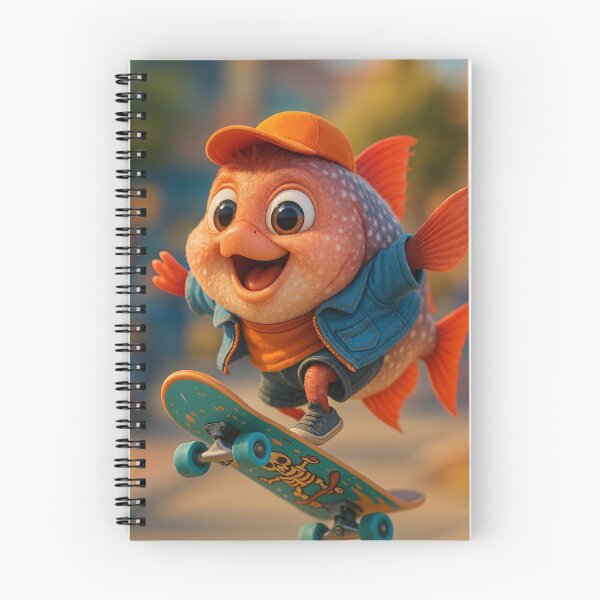 Item preview, Skater Opah Fish designed and sold by Sillytoe.