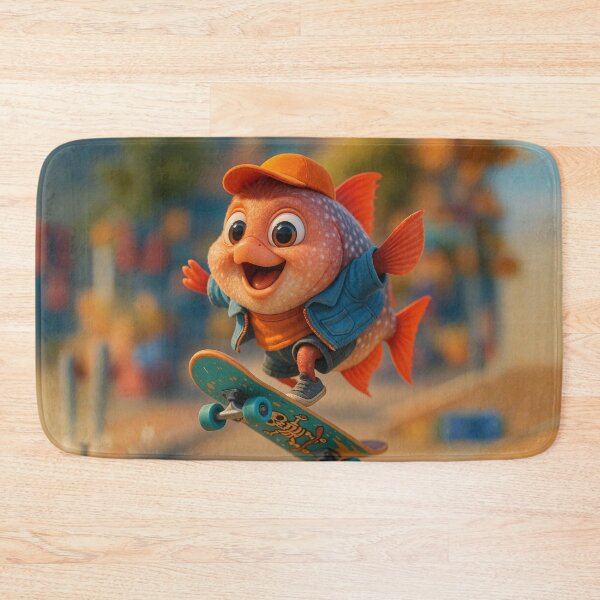 Item preview, Skater Opah Fish designed and sold by Sillytoe.