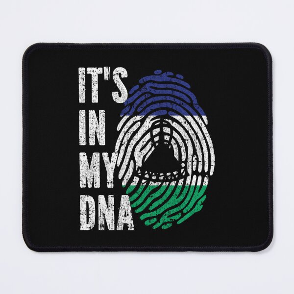 Item preview, IT'S IN MY DNA Lesotho Flag Roots designed and sold by CosmoKitsch.