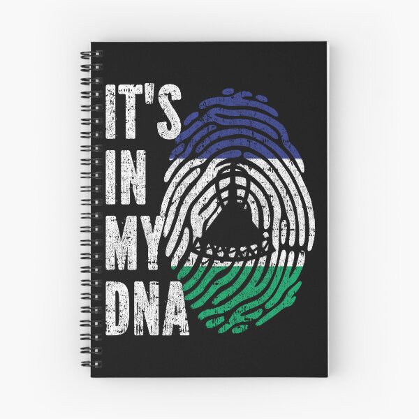 Item preview, IT'S IN MY DNA Lesotho Flag Roots designed and sold by CosmoKitsch.