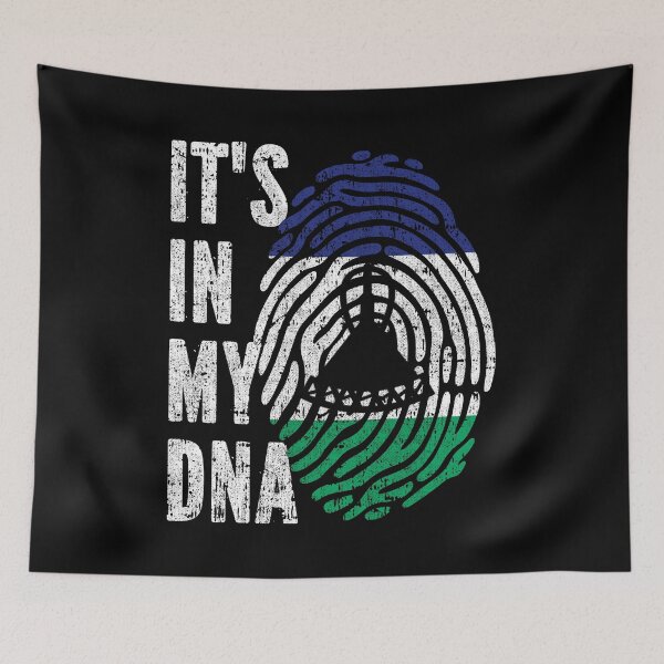 Item preview, IT'S IN MY DNA Lesotho Flag Roots designed and sold by CosmoKitsch.