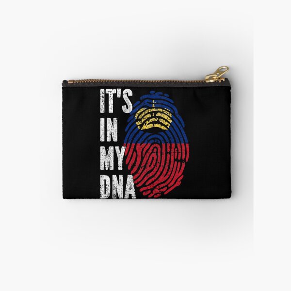 Item preview, IT'S IN MY DNA Liechtenstein Flag Roots designed and sold by CosmoKitsch.