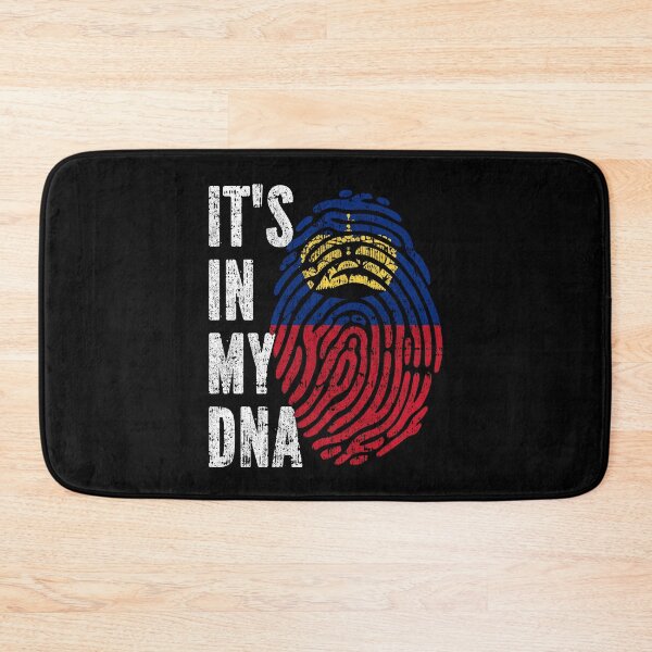 Item preview, IT'S IN MY DNA Liechtenstein Flag Roots designed and sold by CosmoKitsch.