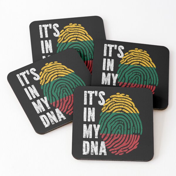 Item preview, IT'S IN MY DNA Lithuania Flag Roots designed and sold by CosmoKitsch.
