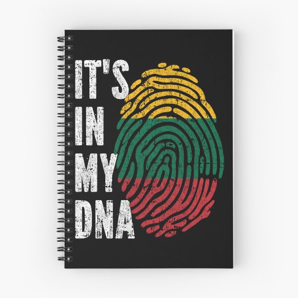 Item preview, IT'S IN MY DNA Lithuania Flag Roots designed and sold by CosmoKitsch.