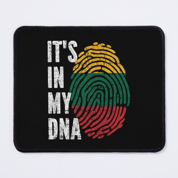 Item preview, IT'S IN MY DNA Lithuania Flag Roots designed and sold by CosmoKitsch.