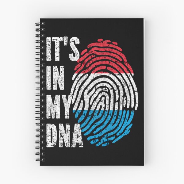 Item preview, IT'S IN MY DNA Luxembourg Flag Roots designed and sold by CosmoKitsch.