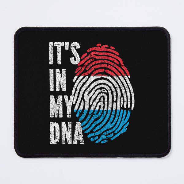 Item preview, IT'S IN MY DNA Luxembourg Flag Roots designed and sold by CosmoKitsch.