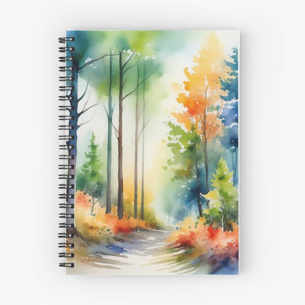 Item preview, Bosque otoñal abstracto designed and sold by Kraftbaum.