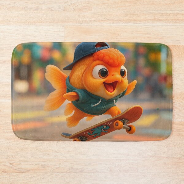 Item preview, Skater Oranda Goldfish designed and sold by Sillytoe.