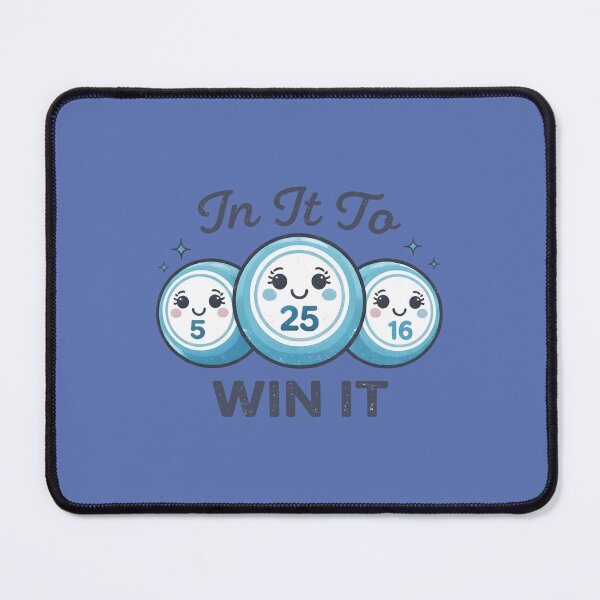Item preview, Bingo In It To Win It Cute Ball Character designed and sold by HowToCanadian.