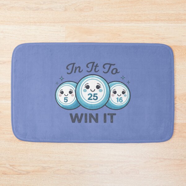 Item preview, Bingo In It To Win It Cute Ball Character designed and sold by HowToCanadian.