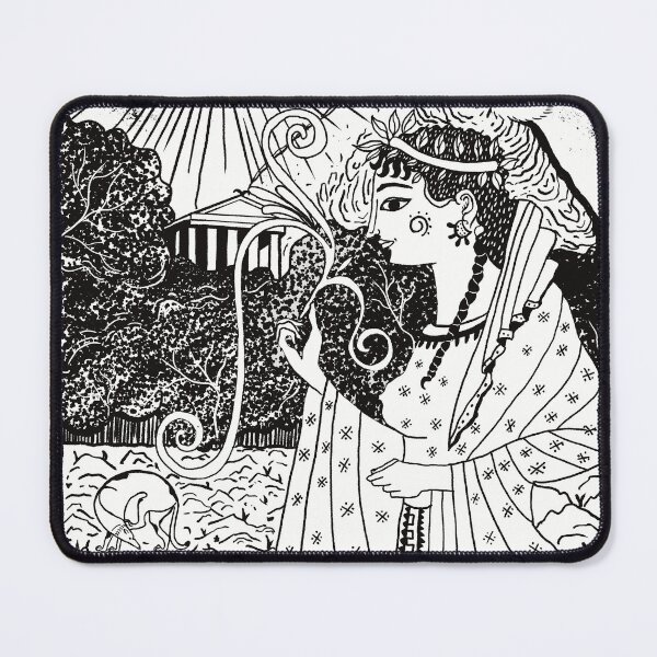 Item preview, Artemis Greek Goddess Archaic Style Ilustration designed and sold by Ancient-Tales.