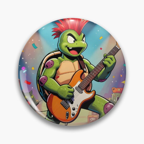 Item preview, Turtle Rockstar Riot designed and sold by KonTagDesign.