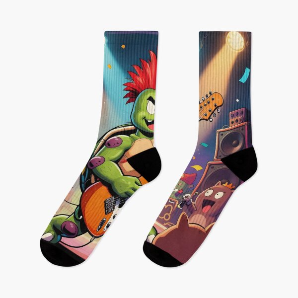 Item preview, Turtle Rockstar Riot designed and sold by KonTagDesign.