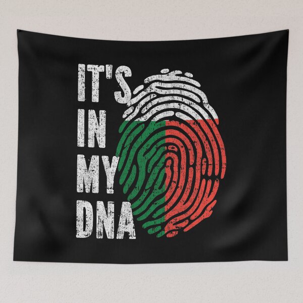 Item preview, IT'S IN MY DNA Madagascar Flag Roots designed and sold by CosmoKitsch.