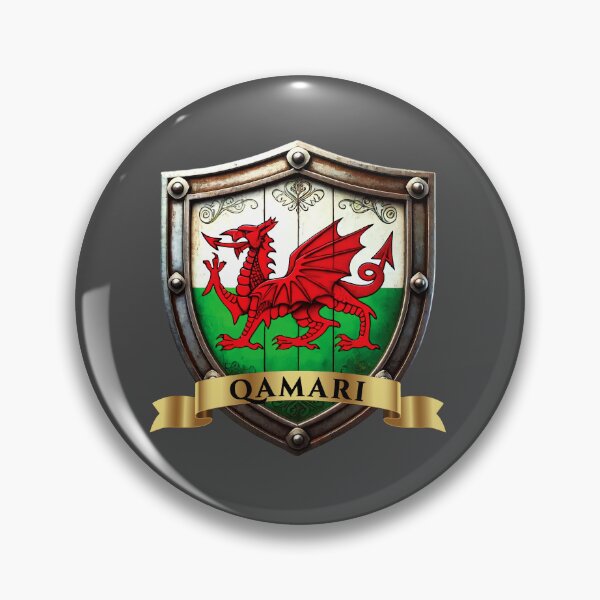 Item preview, Qamari Welsh Heritage Crest Shield designed and sold by Highlandkings.