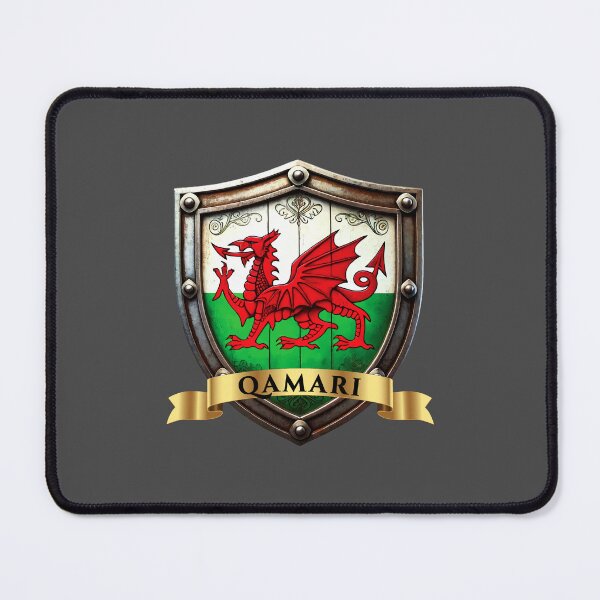 Item preview, Qamari Welsh Heritage Crest Shield designed and sold by Highlandkings.