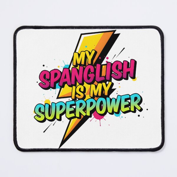 Item preview, Spanglish Is My Superpower Shirt – Bilingual Latina Streetwear Graffiti Design, Chicana Pride Hispanic Heritage, Code Switching Latinx Gift designed and sold by Tosha Collective.
