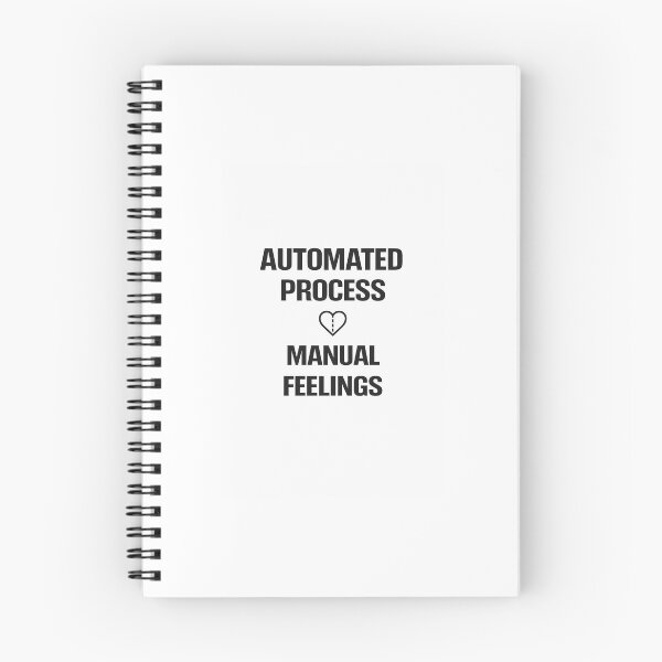 Item preview, Manual de Procesos Automatizados Sentimientos – Humor de Oficina designed and sold by SilentHumorLab.