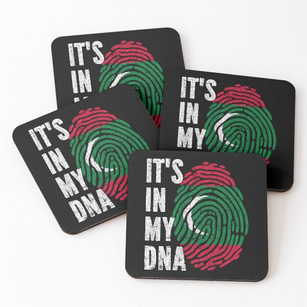 Item preview, IT'S IN MY DNA Maldives Flag Roots designed and sold by CosmoKitsch.