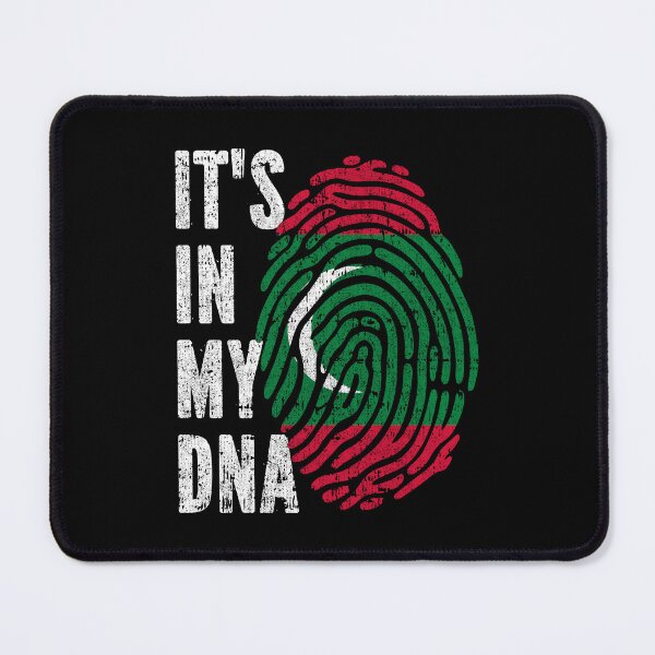 Item preview, IT'S IN MY DNA Maldives Flag Roots designed and sold by CosmoKitsch.