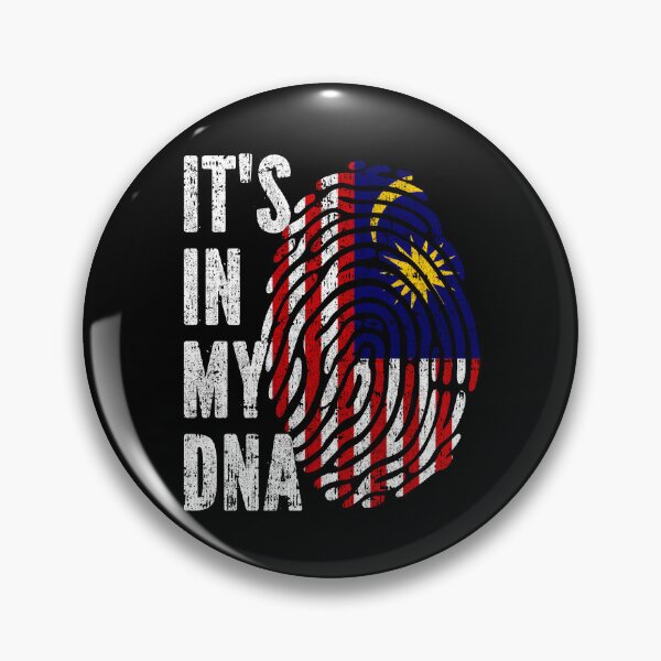 Item preview, IT'S IN MY DNA Malaysia Flag Roots designed and sold by CosmoKitsch.