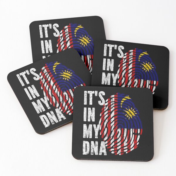 Item preview, IT'S IN MY DNA Malaysia Flag Roots designed and sold by CosmoKitsch.
