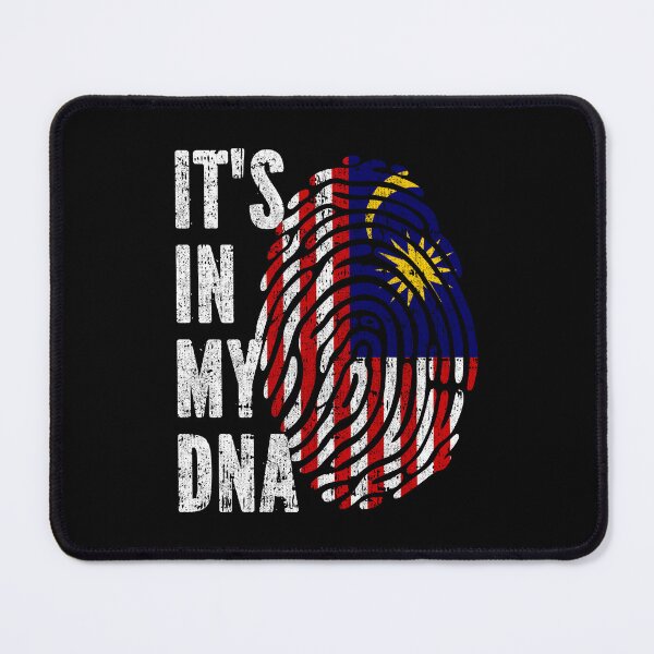 Item preview, IT'S IN MY DNA Malaysia Flag Roots designed and sold by CosmoKitsch.
