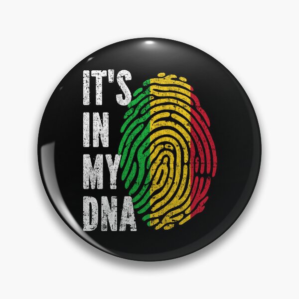 Item preview, IT'S IN MY DNA Mali Flag Roots designed and sold by CosmoKitsch.
