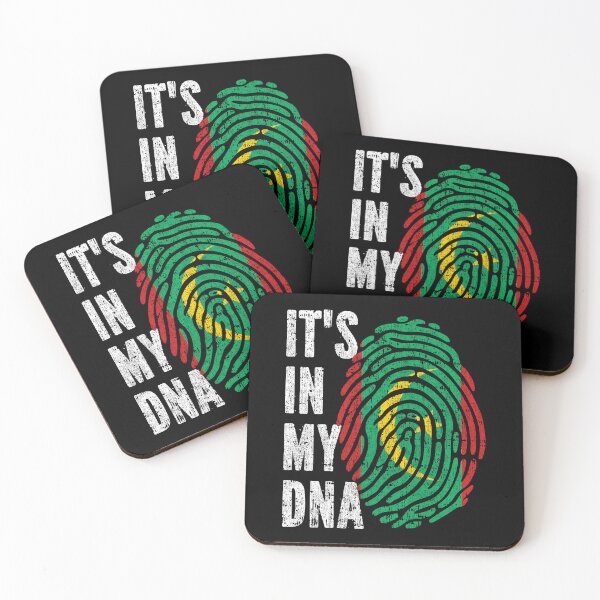 Item preview, IT'S IN MY DNA Mauritania Flag Roots designed and sold by CosmoKitsch.