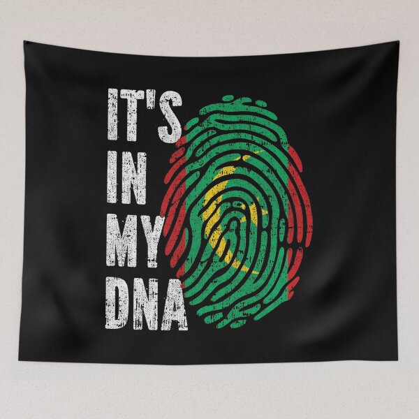 Item preview, IT'S IN MY DNA Mauritania Flag Roots designed and sold by CosmoKitsch.