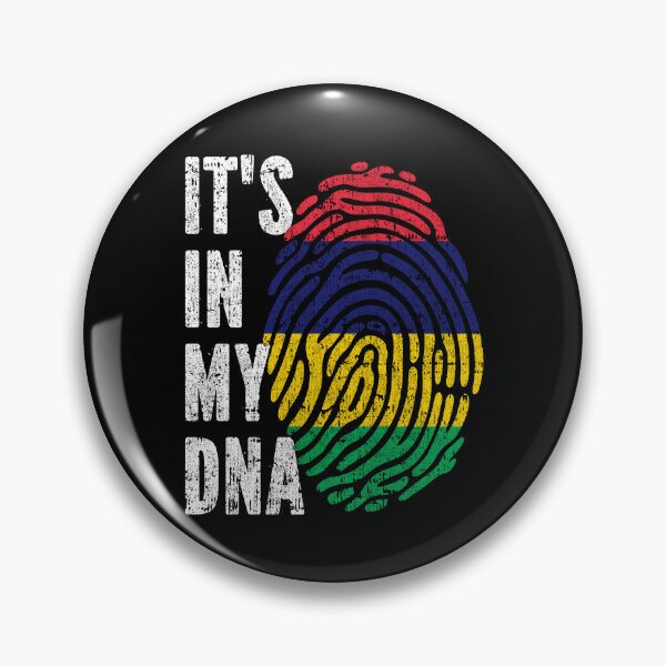 Item preview, IT'S IN MY DNA Mauritius Flag Roots designed and sold by CosmoKitsch.