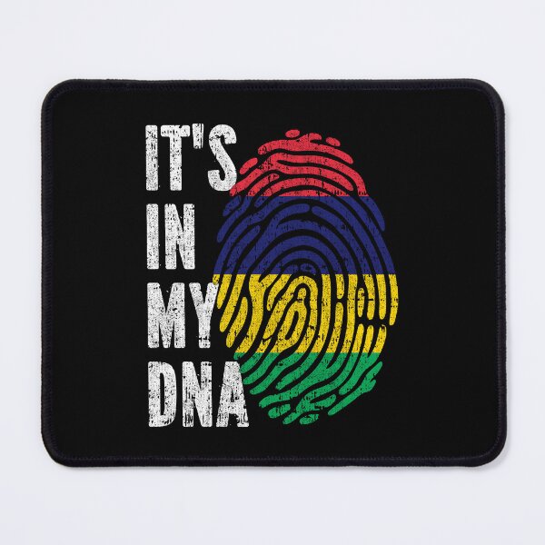 Item preview, IT'S IN MY DNA Mauritius Flag Roots designed and sold by CosmoKitsch.