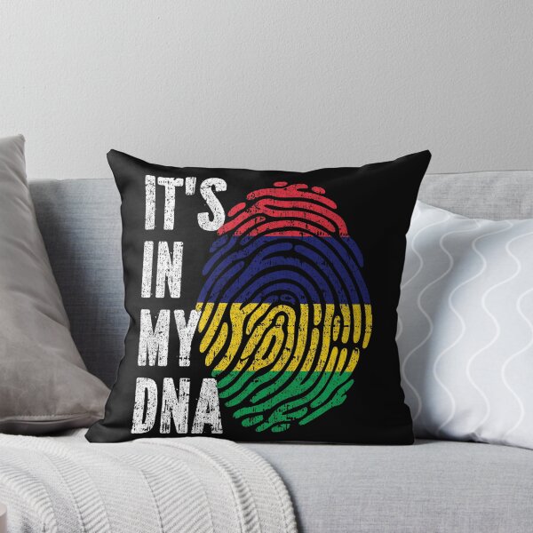 Item preview, IT'S IN MY DNA Mauritius Flag Roots designed and sold by CosmoKitsch.