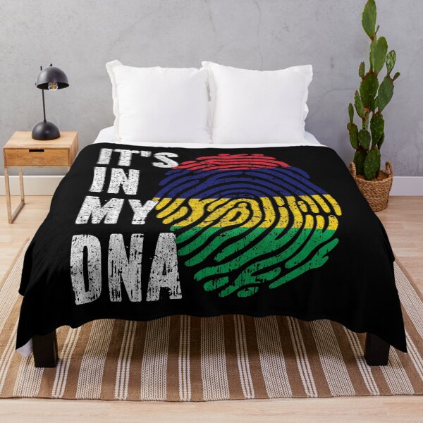 Item preview, IT'S IN MY DNA Mauritius Flag Roots designed and sold by CosmoKitsch.
